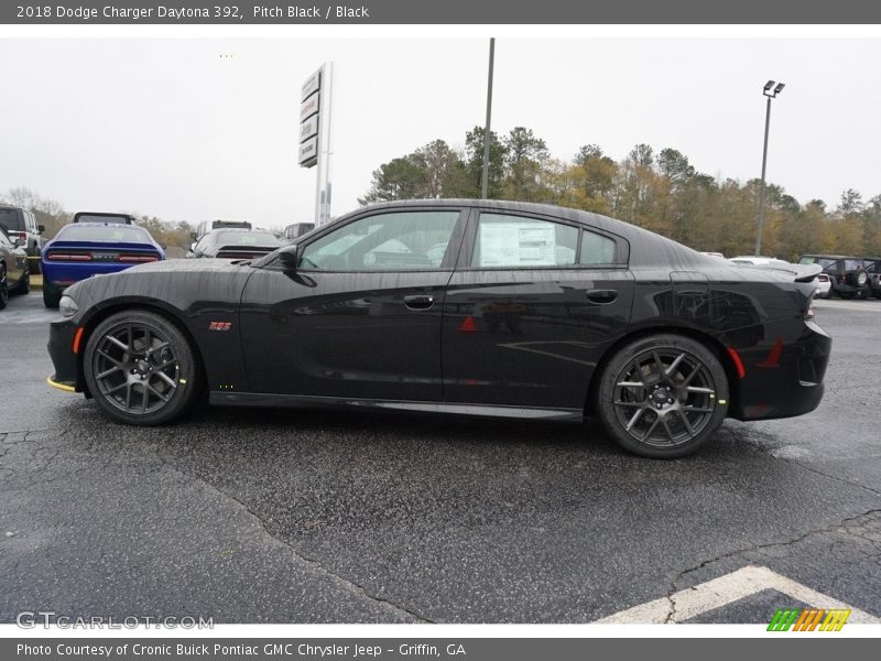 Pitch Black / Black 2018 Dodge Charger Daytona 392