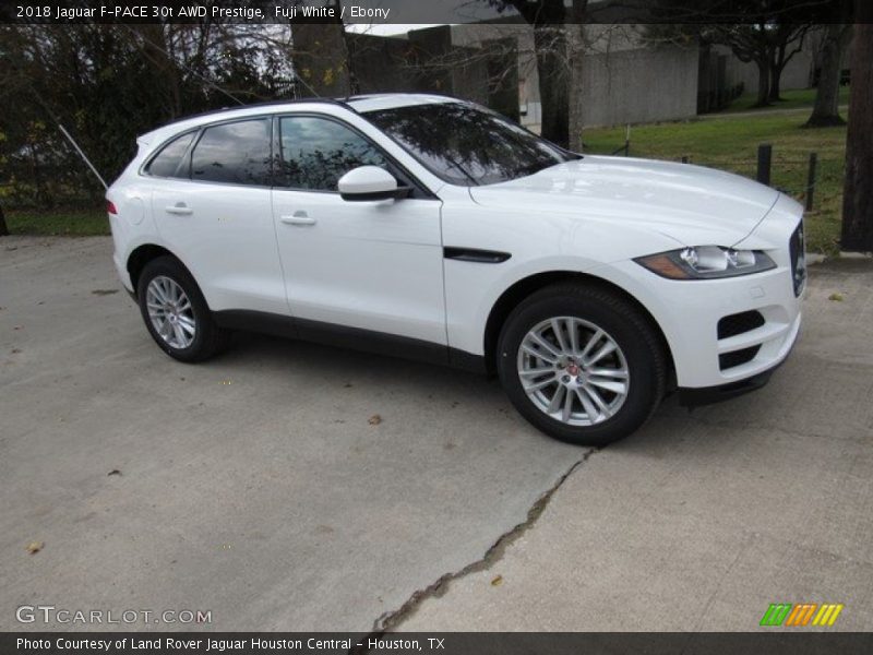 Fuji White / Ebony 2018 Jaguar F-PACE 30t AWD Prestige