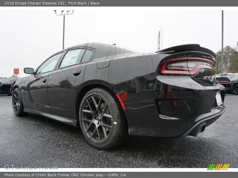Pitch Black / Black 2018 Dodge Charger Daytona 392