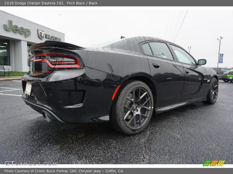 Pitch Black / Black 2018 Dodge Charger Daytona 392