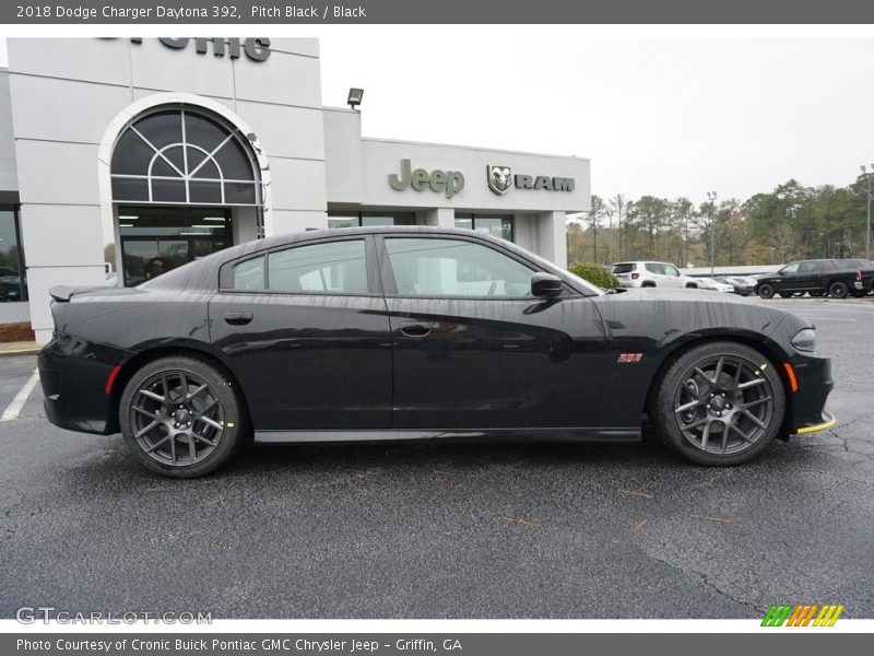 Pitch Black / Black 2018 Dodge Charger Daytona 392