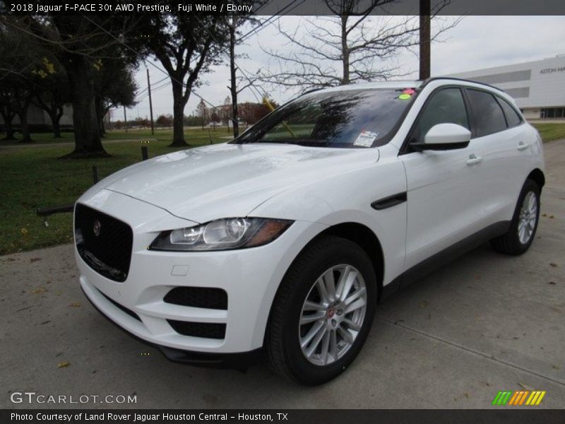 Fuji White / Ebony 2018 Jaguar F-PACE 30t AWD Prestige