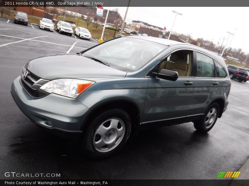 Opal Sage Metallic / Ivory 2011 Honda CR-V LX 4WD