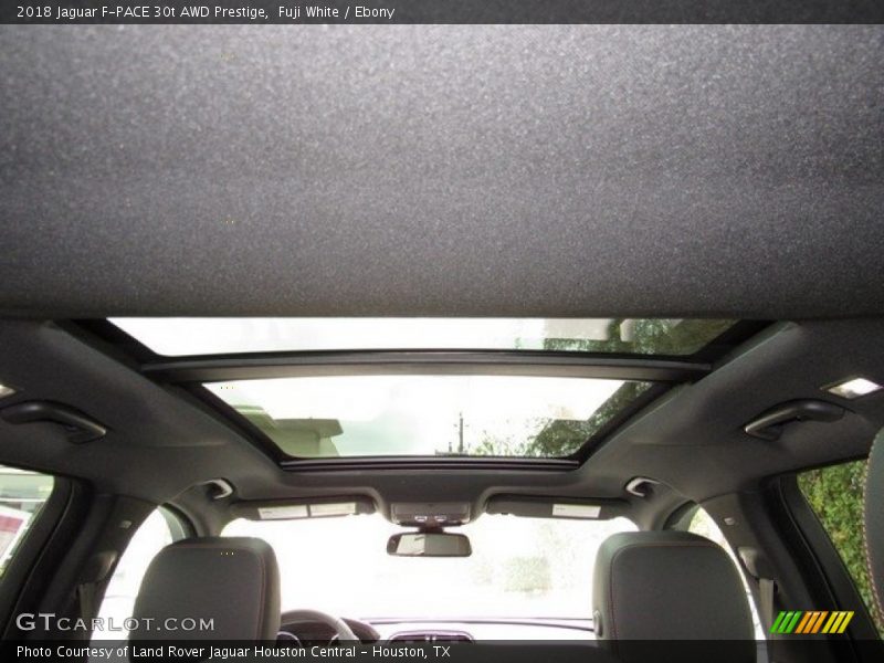 Fuji White / Ebony 2018 Jaguar F-PACE 30t AWD Prestige