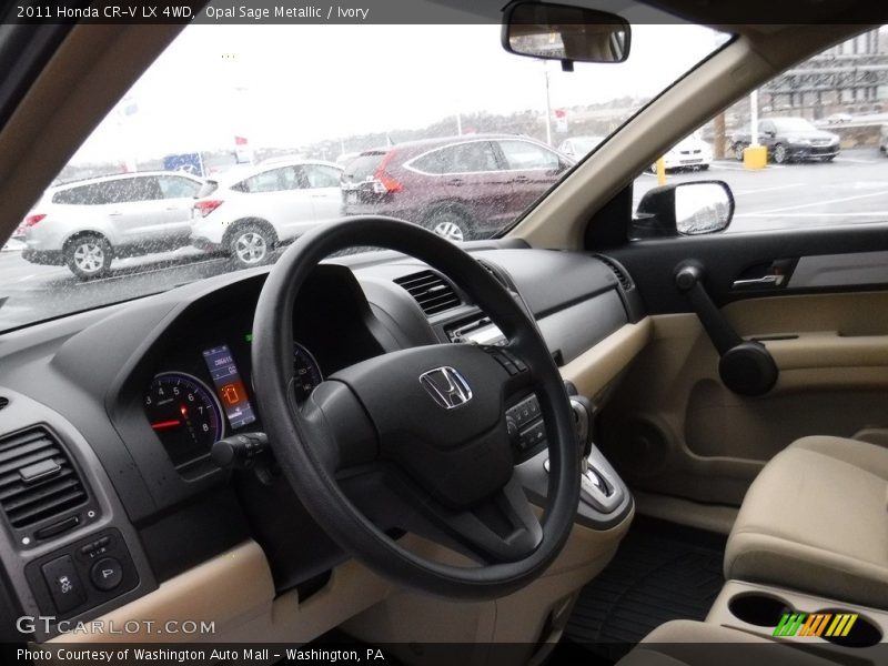 Opal Sage Metallic / Ivory 2011 Honda CR-V LX 4WD