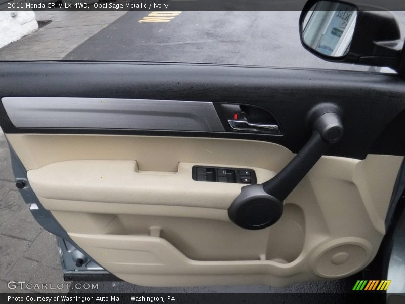 Opal Sage Metallic / Ivory 2011 Honda CR-V LX 4WD