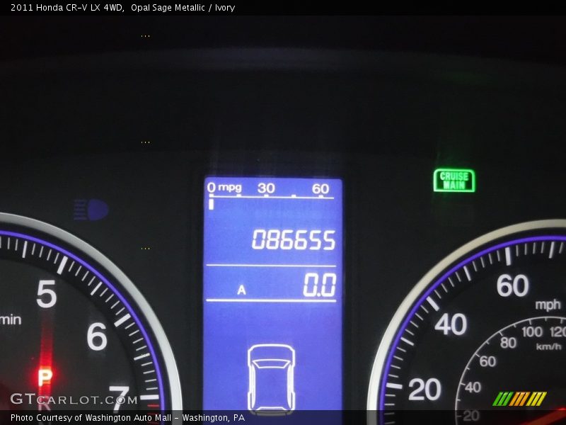 Opal Sage Metallic / Ivory 2011 Honda CR-V LX 4WD