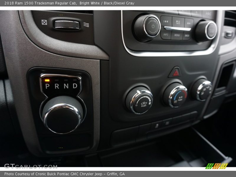 Bright White / Black/Diesel Gray 2018 Ram 1500 Tradesman Regular Cab