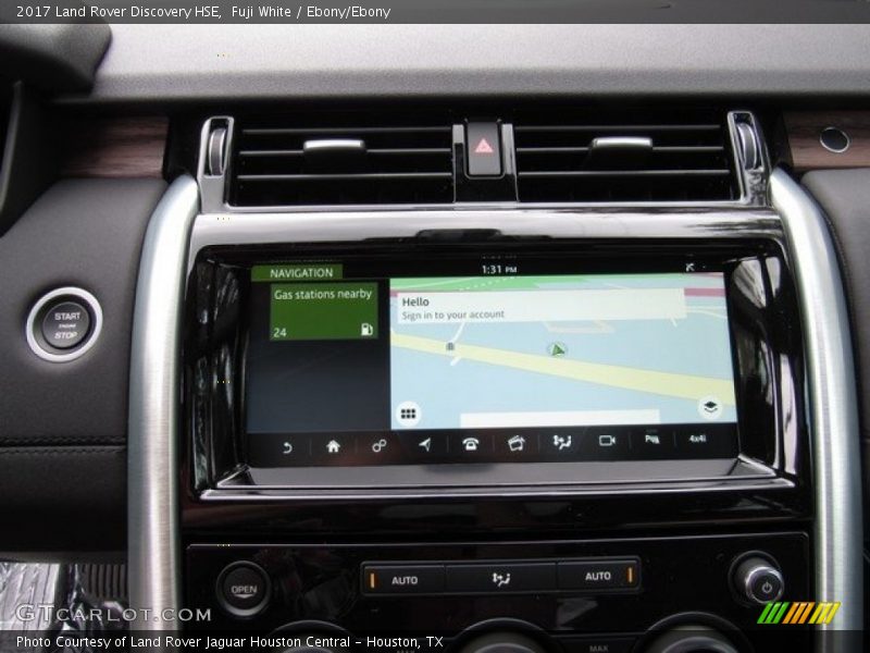 Fuji White / Ebony/Ebony 2017 Land Rover Discovery HSE