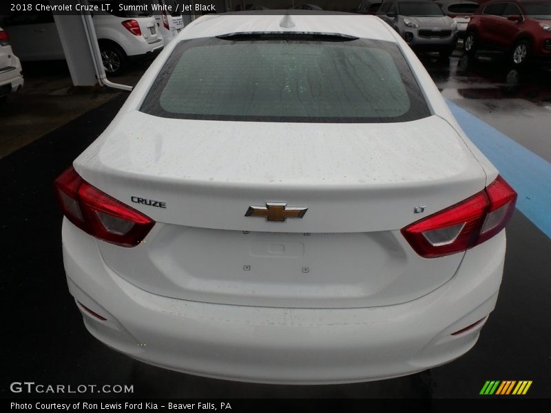 Summit White / Jet Black 2018 Chevrolet Cruze LT