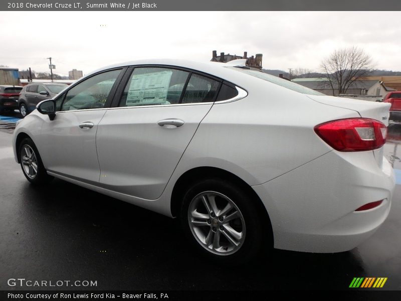 Summit White / Jet Black 2018 Chevrolet Cruze LT