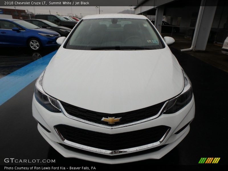 Summit White / Jet Black 2018 Chevrolet Cruze LT