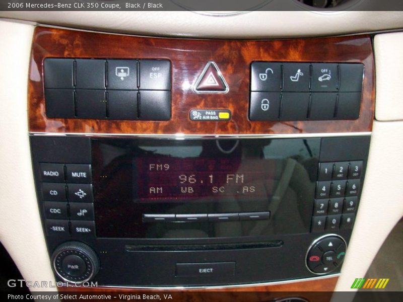 Black / Black 2006 Mercedes-Benz CLK 350 Coupe