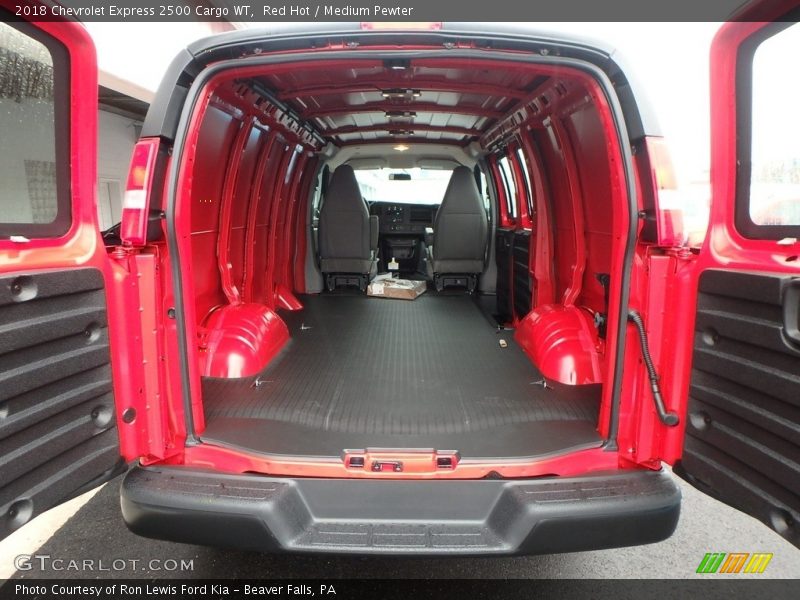 Red Hot / Medium Pewter 2018 Chevrolet Express 2500 Cargo WT