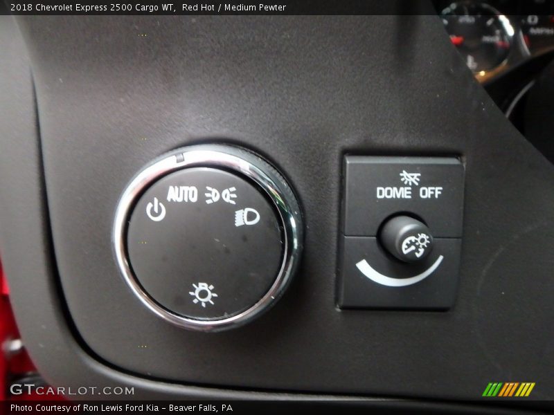 Controls of 2018 Express 2500 Cargo WT