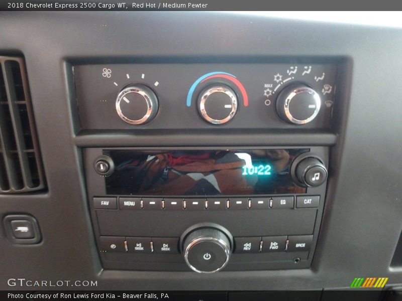 Controls of 2018 Express 2500 Cargo WT