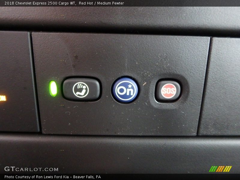 Red Hot / Medium Pewter 2018 Chevrolet Express 2500 Cargo WT