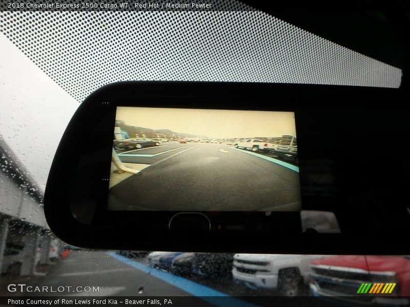 Red Hot / Medium Pewter 2018 Chevrolet Express 2500 Cargo WT