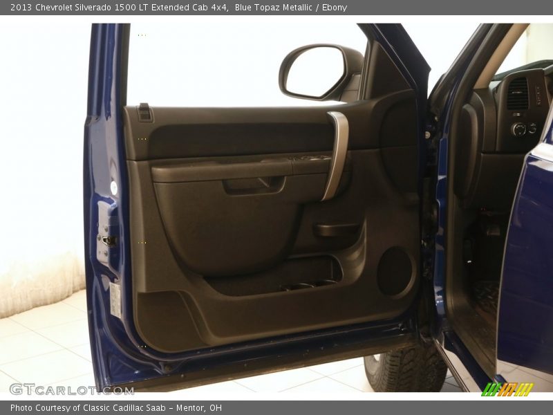 Blue Topaz Metallic / Ebony 2013 Chevrolet Silverado 1500 LT Extended Cab 4x4