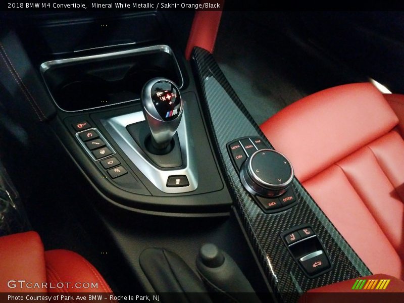Mineral White Metallic / Sakhir Orange/Black 2018 BMW M4 Convertible