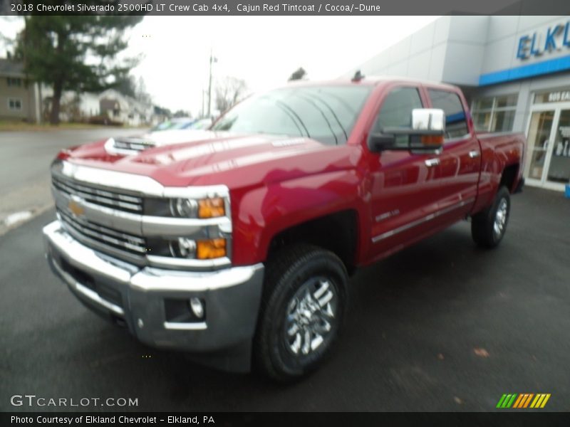 Cajun Red Tintcoat / Cocoa/­Dune 2018 Chevrolet Silverado 2500HD LT Crew Cab 4x4