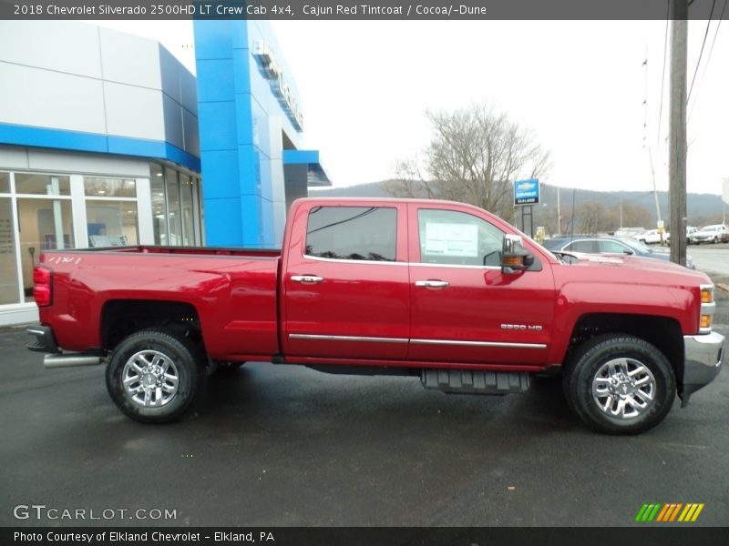 Cajun Red Tintcoat / Cocoa/­Dune 2018 Chevrolet Silverado 2500HD LT Crew Cab 4x4
