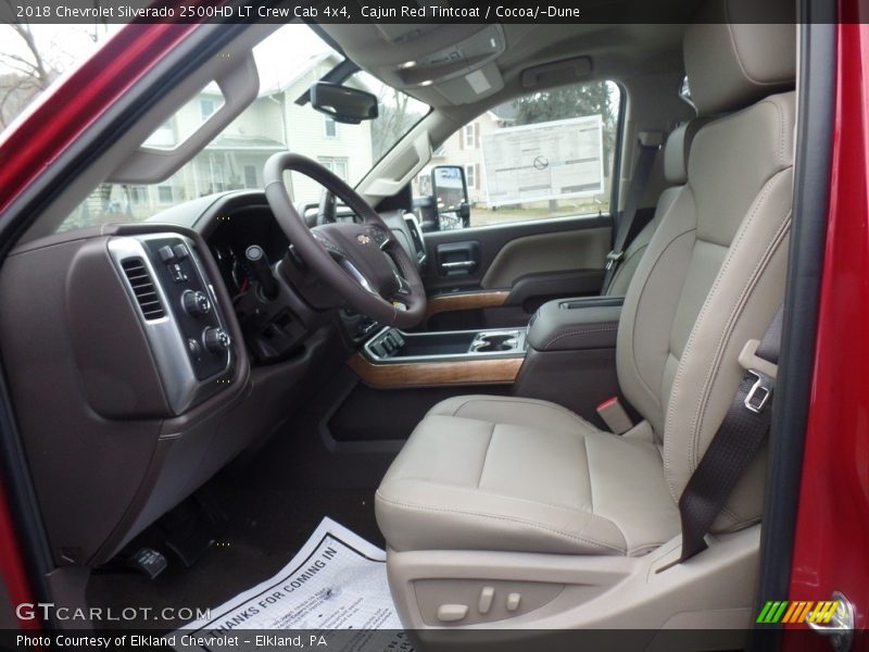  2018 Silverado 2500HD LT Crew Cab 4x4 Cocoa/­Dune Interior
