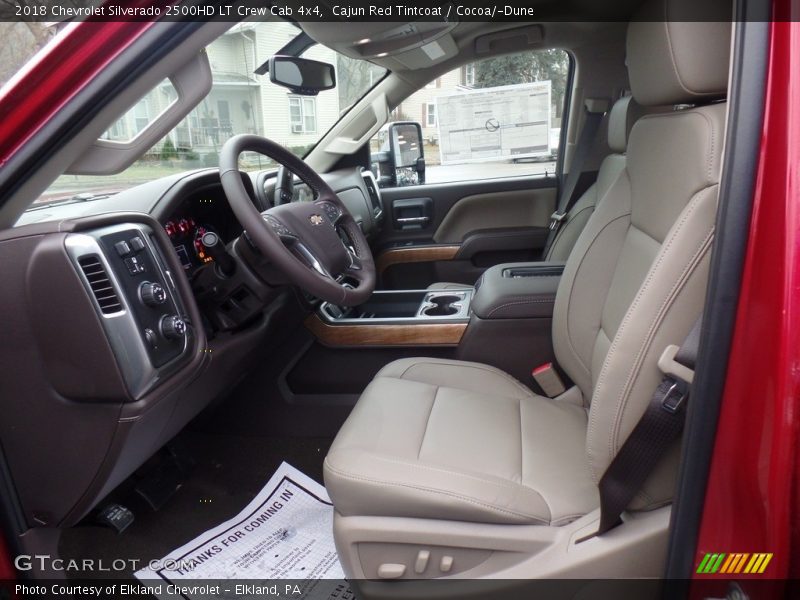 Cajun Red Tintcoat / Cocoa/­Dune 2018 Chevrolet Silverado 2500HD LT Crew Cab 4x4