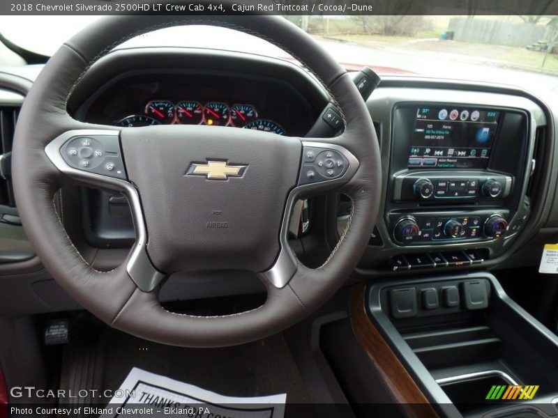 Cajun Red Tintcoat / Cocoa/­Dune 2018 Chevrolet Silverado 2500HD LT Crew Cab 4x4