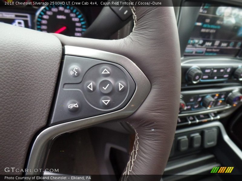 Cajun Red Tintcoat / Cocoa/­Dune 2018 Chevrolet Silverado 2500HD LT Crew Cab 4x4
