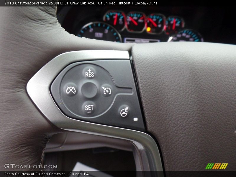 Cajun Red Tintcoat / Cocoa/­Dune 2018 Chevrolet Silverado 2500HD LT Crew Cab 4x4