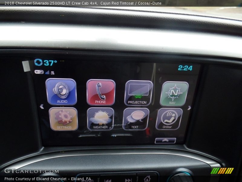 Cajun Red Tintcoat / Cocoa/­Dune 2018 Chevrolet Silverado 2500HD LT Crew Cab 4x4