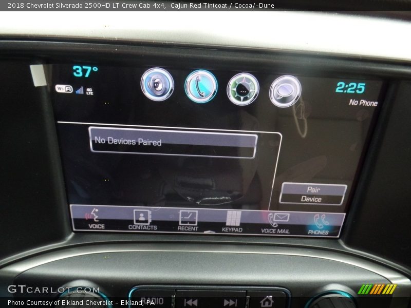 Cajun Red Tintcoat / Cocoa/­Dune 2018 Chevrolet Silverado 2500HD LT Crew Cab 4x4