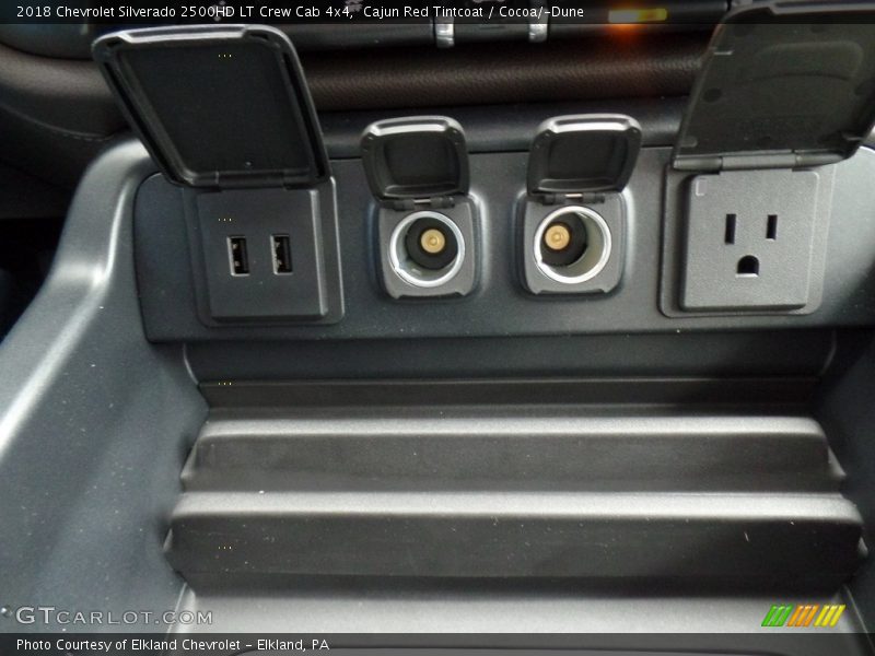 Cajun Red Tintcoat / Cocoa/­Dune 2018 Chevrolet Silverado 2500HD LT Crew Cab 4x4
