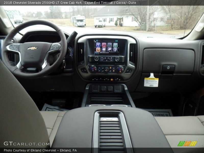 Cajun Red Tintcoat / Cocoa/­Dune 2018 Chevrolet Silverado 2500HD LT Crew Cab 4x4