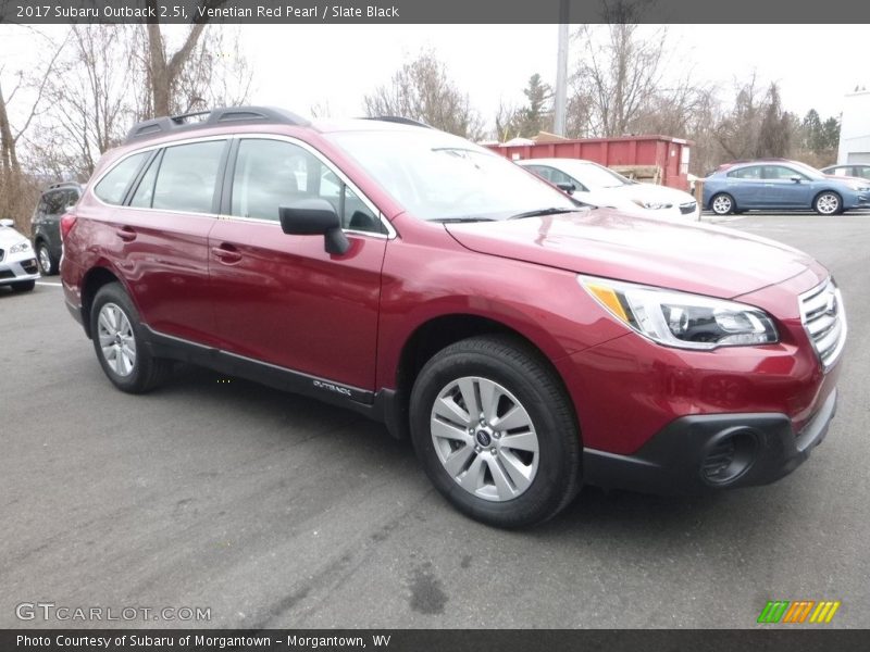 Venetian Red Pearl / Slate Black 2017 Subaru Outback 2.5i