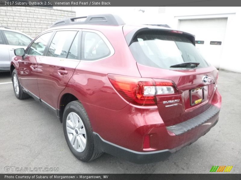 Venetian Red Pearl / Slate Black 2017 Subaru Outback 2.5i
