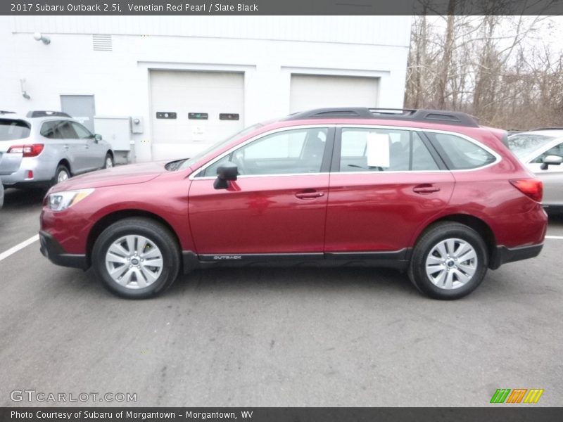 Venetian Red Pearl / Slate Black 2017 Subaru Outback 2.5i