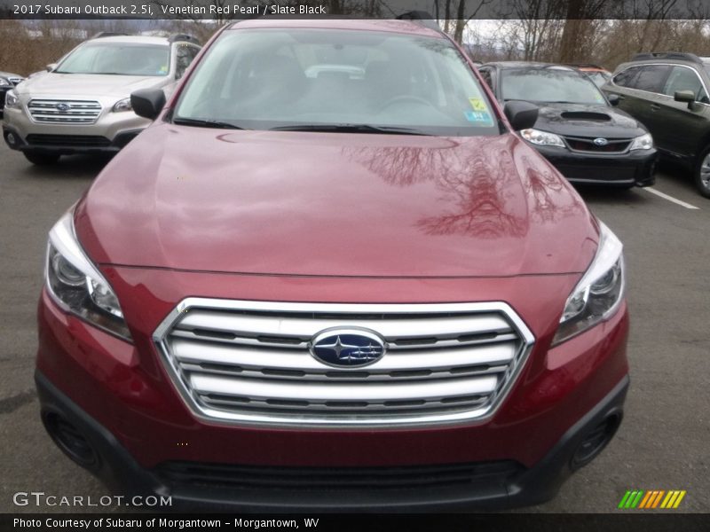 Venetian Red Pearl / Slate Black 2017 Subaru Outback 2.5i