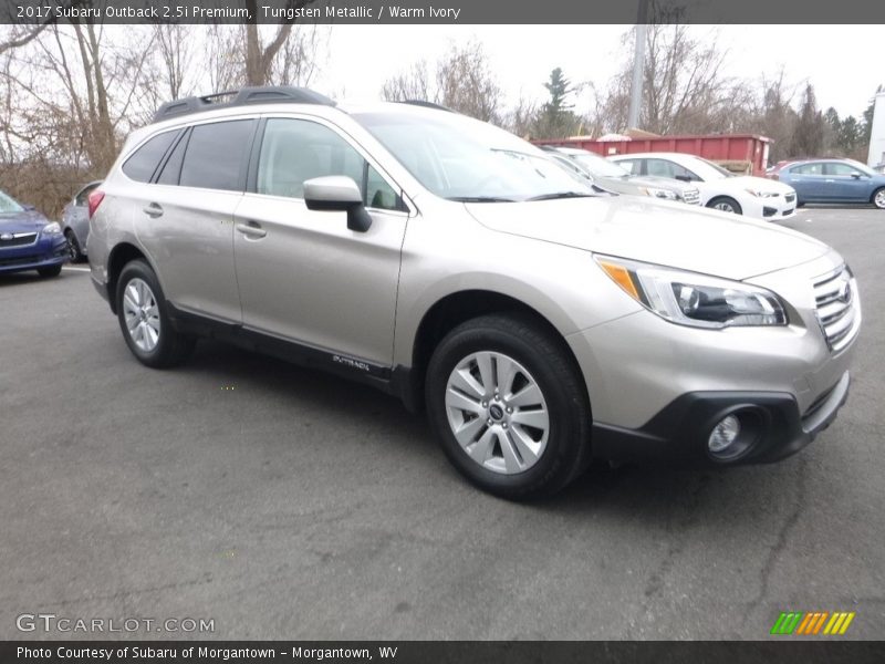 Tungsten Metallic / Warm Ivory 2017 Subaru Outback 2.5i Premium