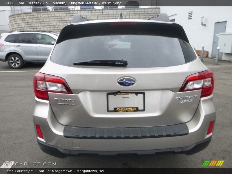 Tungsten Metallic / Warm Ivory 2017 Subaru Outback 2.5i Premium