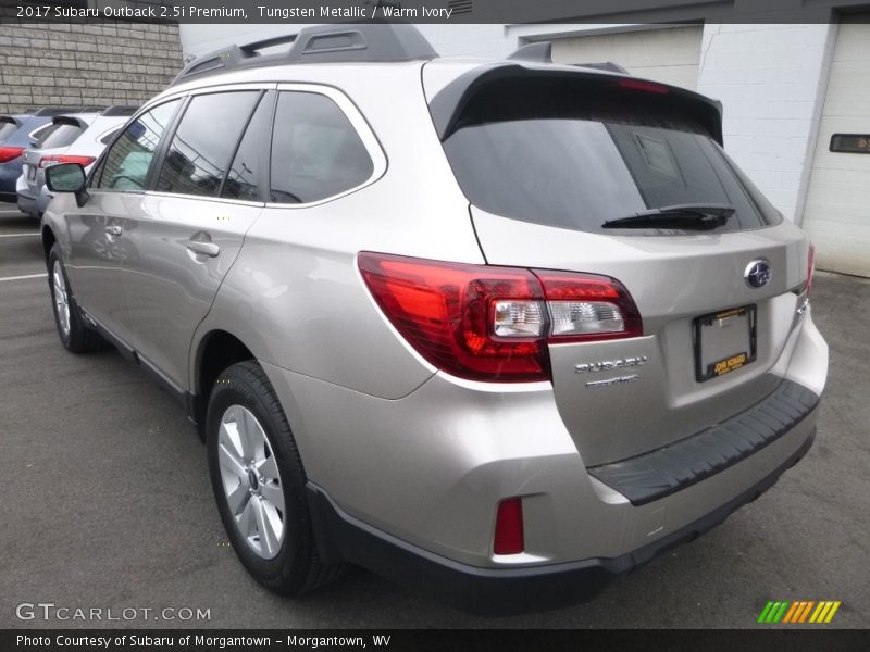 Tungsten Metallic / Warm Ivory 2017 Subaru Outback 2.5i Premium