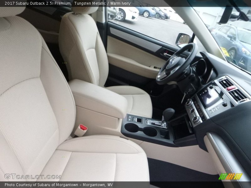 Tungsten Metallic / Warm Ivory 2017 Subaru Outback 2.5i Premium
