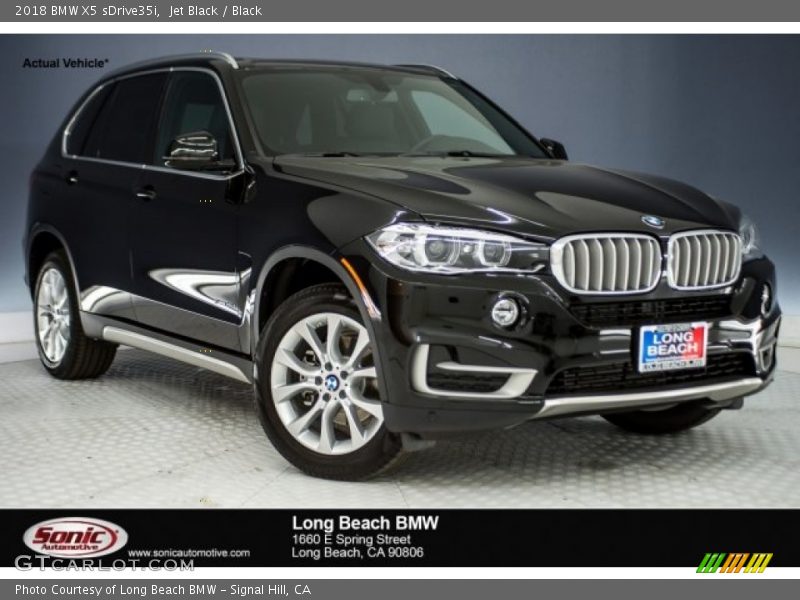 Jet Black / Black 2018 BMW X5 sDrive35i