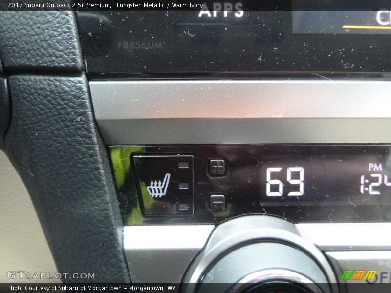 Tungsten Metallic / Warm Ivory 2017 Subaru Outback 2.5i Premium