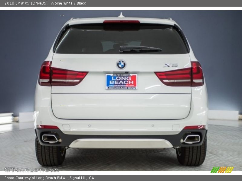 Alpine White / Black 2018 BMW X5 sDrive35i