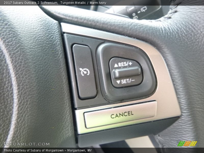 Tungsten Metallic / Warm Ivory 2017 Subaru Outback 2.5i Premium