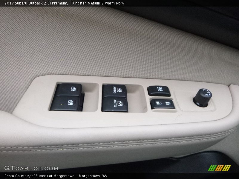 Tungsten Metallic / Warm Ivory 2017 Subaru Outback 2.5i Premium