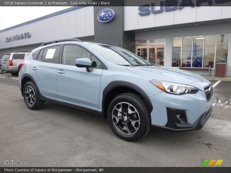 Cool Gray Khaki / Black 2018 Subaru Crosstrek 2.0i Premium