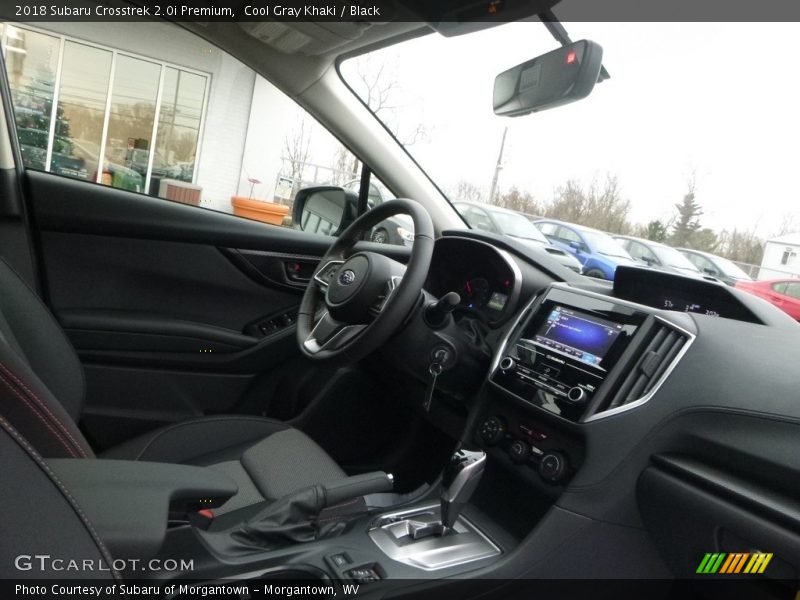 Cool Gray Khaki / Black 2018 Subaru Crosstrek 2.0i Premium